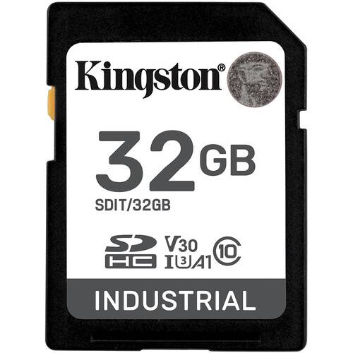 Kingston 32GB Industrial UHS-I SDHC Memory Card