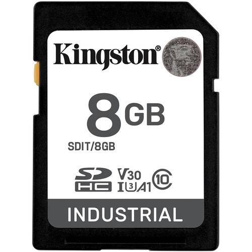 Kingston 8GB Industrial UHS-I SDHC Memory Card