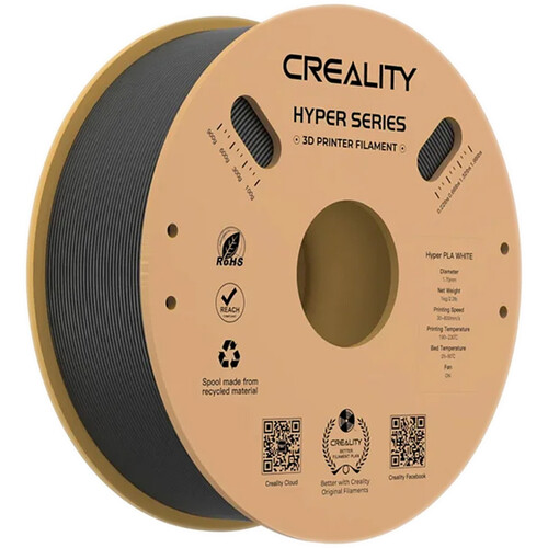 Creality Hyper Series PLA 3D Printing Filament (1kg, Black)