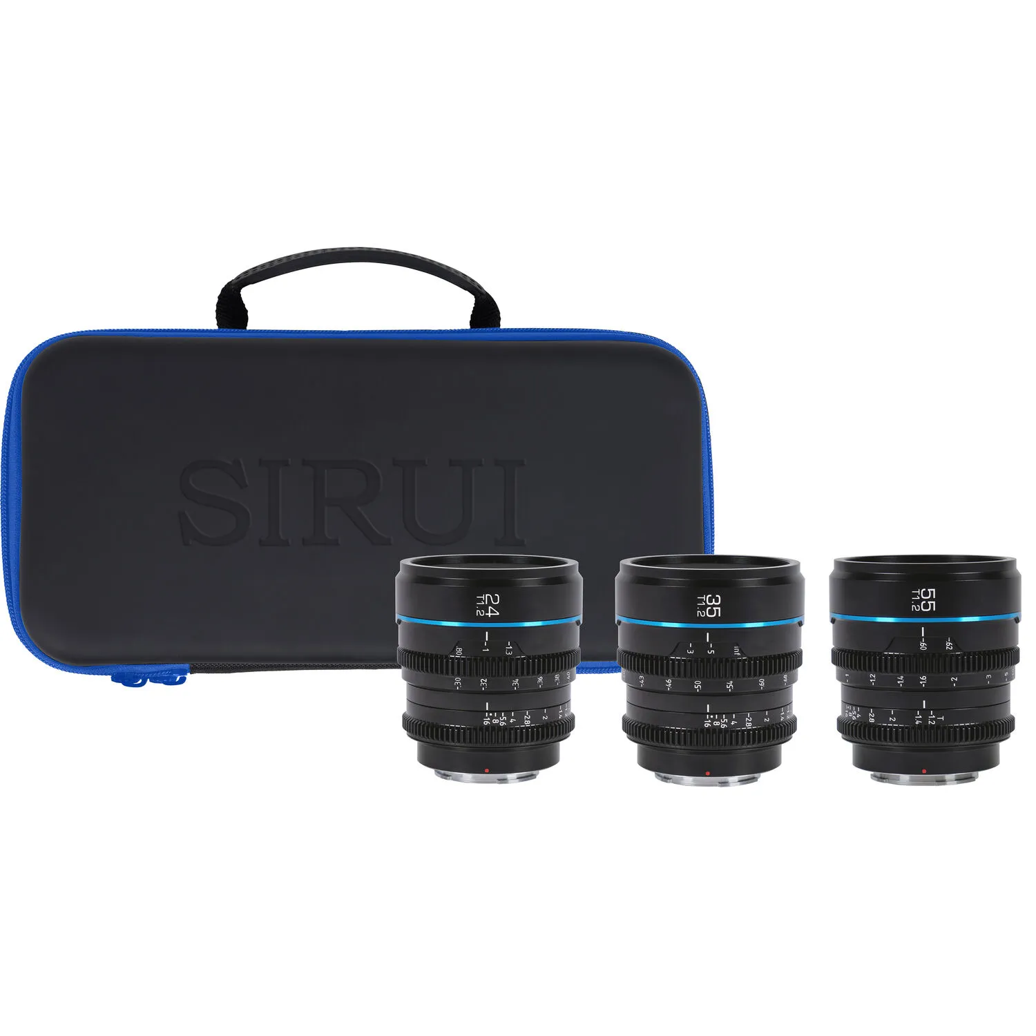 Sirui Night Walker T1.2 S35 Cine 3-Lens Set (RF-Mount, Black)