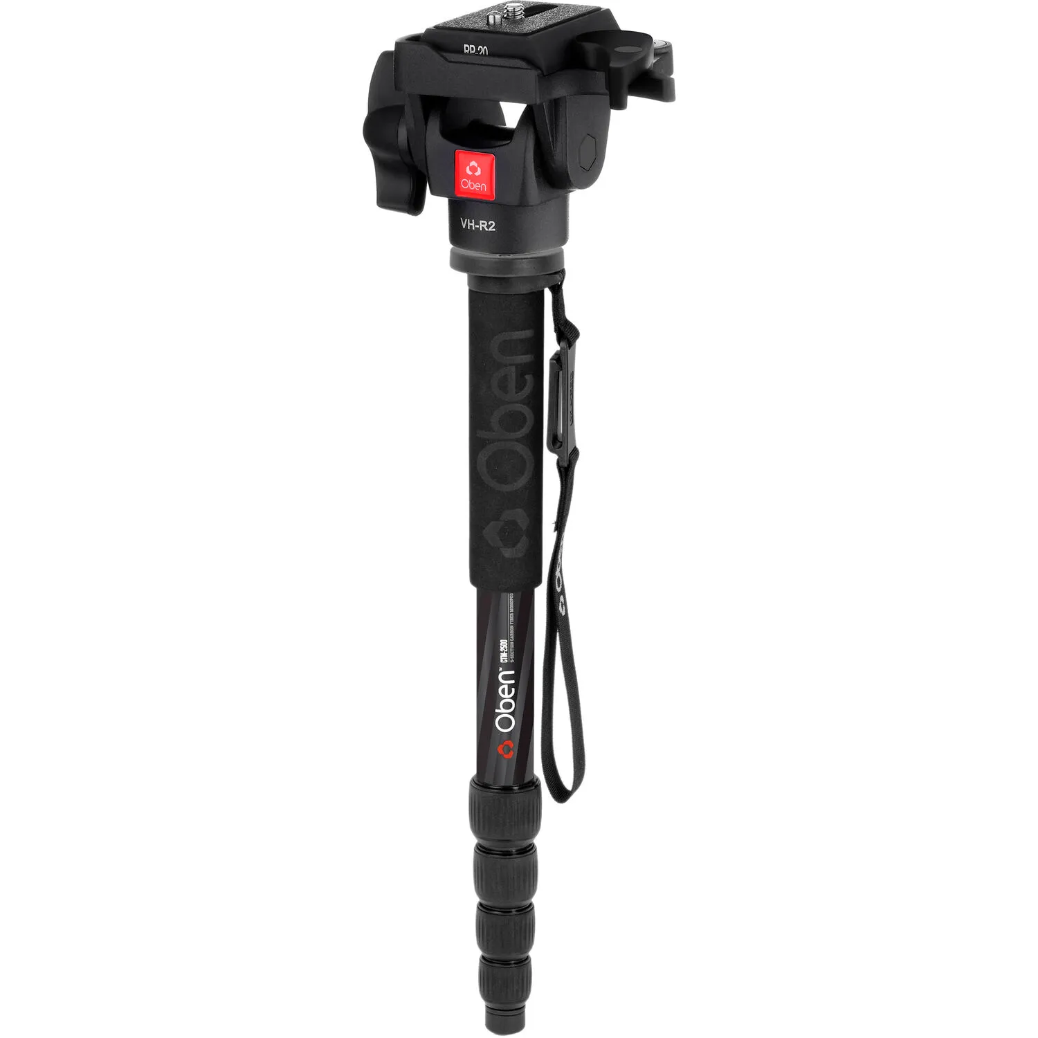 Oben CTM-2500 Carbon Fiber Monopod with VH-R2 Tilt Head Kit