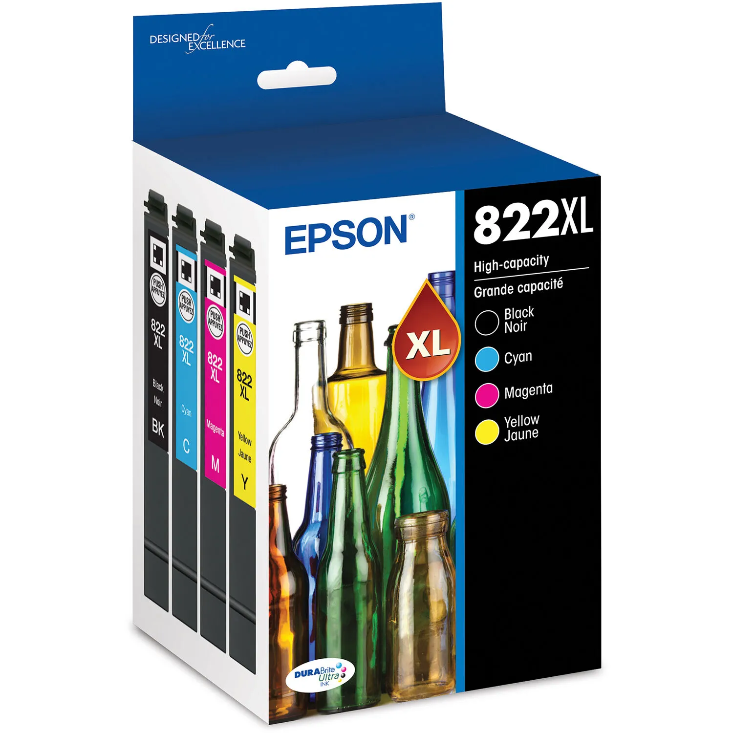 Epson DURABrite T822XL High-Capacity Ink Cartridges