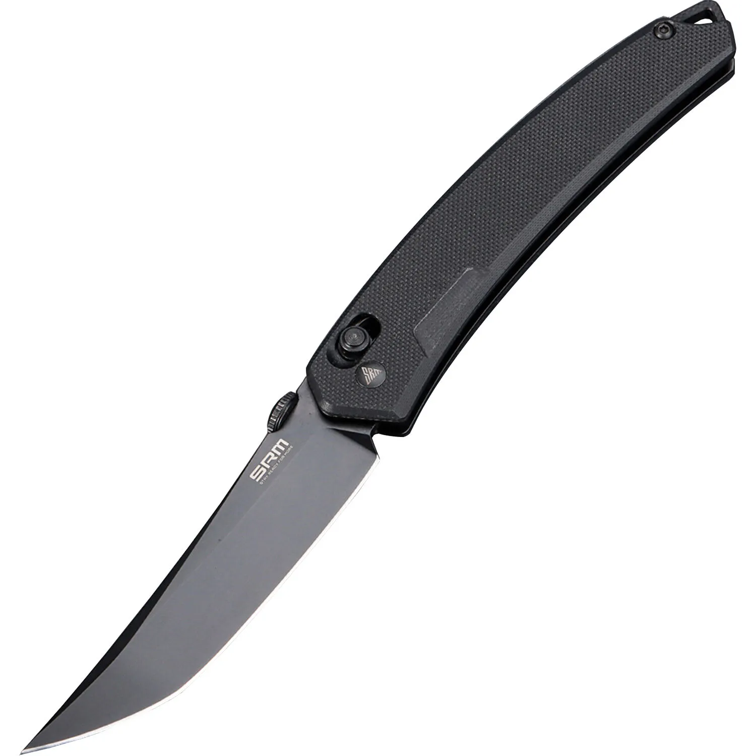 Ruike SRM-9211 Folding Knife (Black Handle, Black Blade)