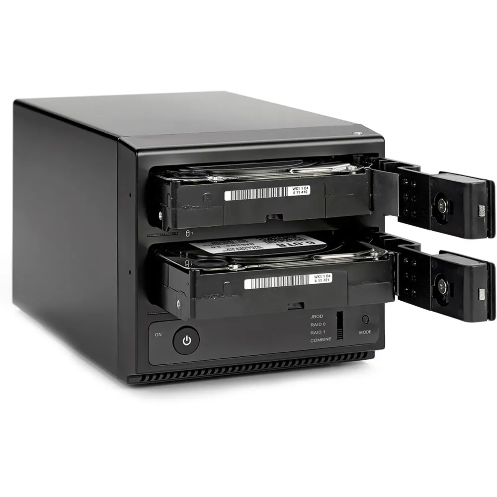 Oyen Digital Mobius 2C 24TB 2-Bay USB 3.2 Gen 2 RAID Array (2 x 12TB HDDs)
