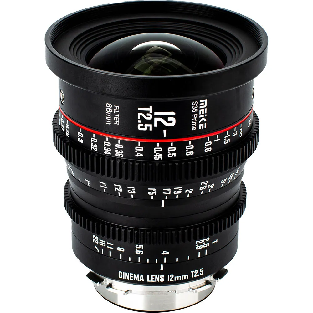 Meike 12mm T2.5 Super 35 Prime Cine Lens (ARRI PL)