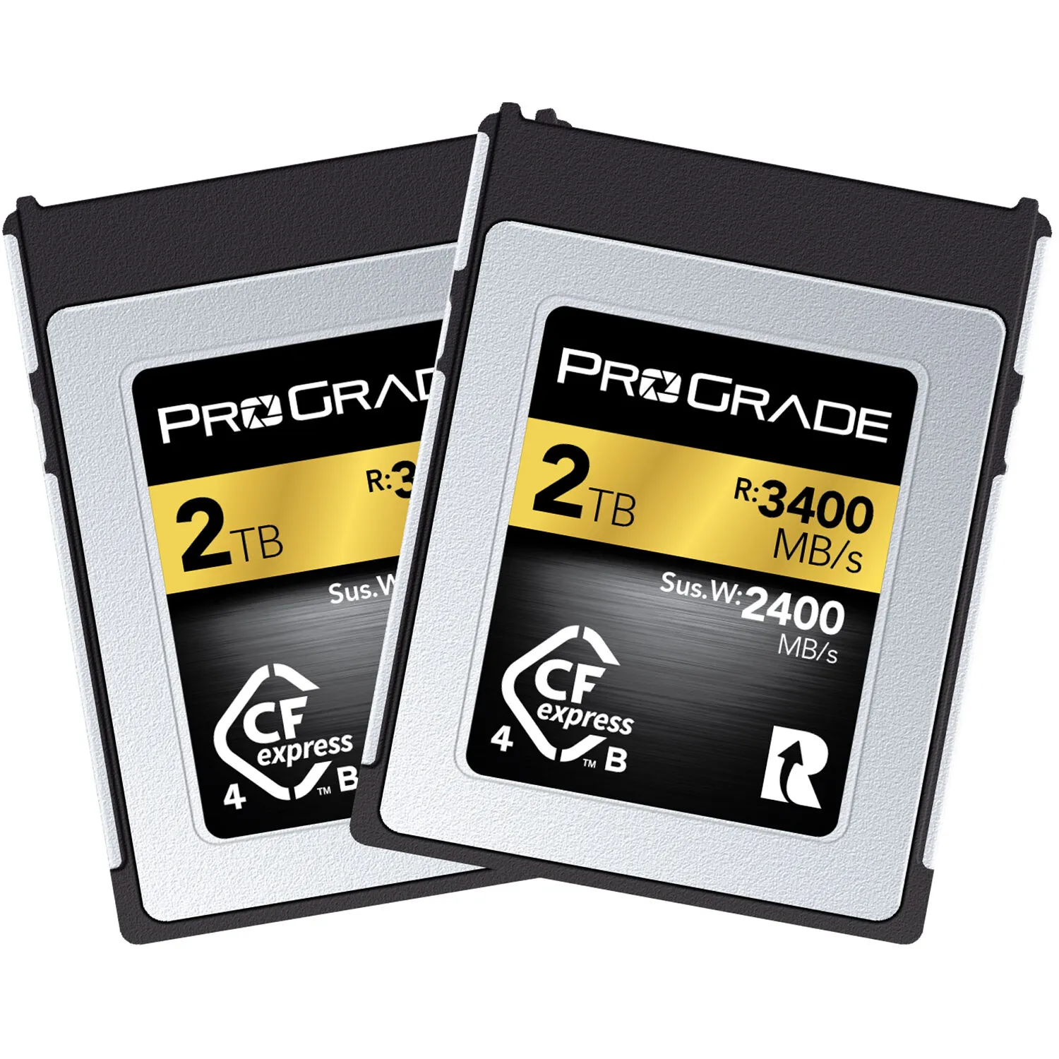 ProGrade Digital 512GB CFexpress 4.0 Type B Gold Memory Card (2-Pack)