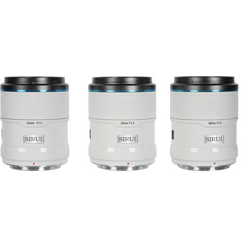 Sirui Sniper f/1.2 Autofocus 3-Lens Kit (Nikon Z, White)
