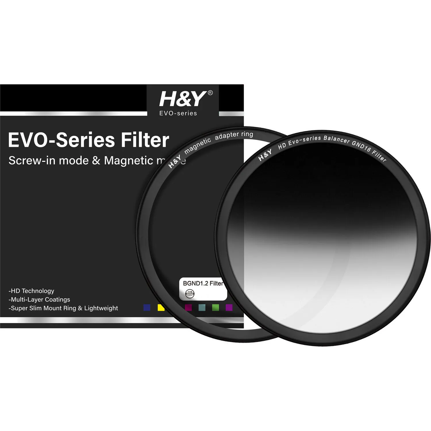 H&amp;Y Filters HD EVO-Series Balancer GND16 Filter Set (72mm, 4-Stop)