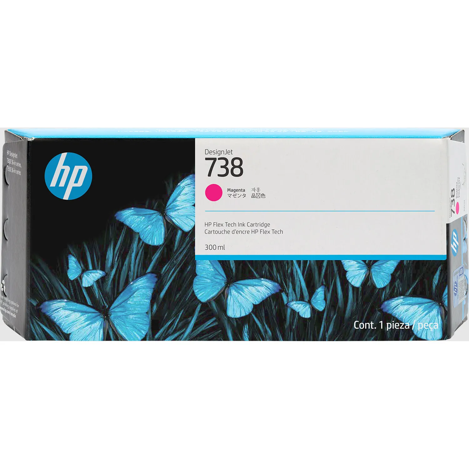 HP 738 Designjet Magenta Ink Cartridge (300mL)