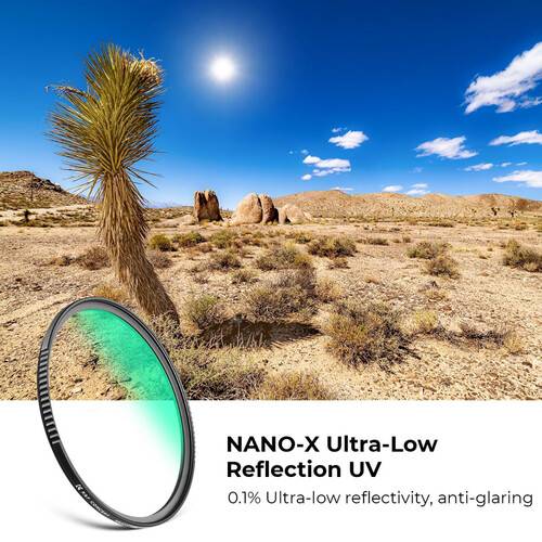 K&F Concept Nano-X Series Ultra-Low Reflection UV Filter (72mm)