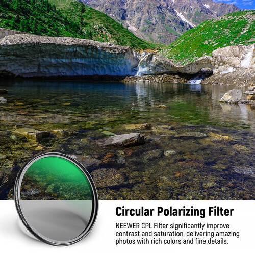 Neewer MC CPL Circular Polarizing Filter (49mm)