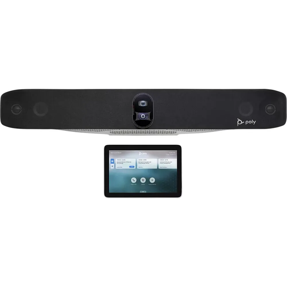 Poly Studio X70 All-In-One Video Bar with TC8 Controller Kit (No Radio, GSA/TAA Compliant & JITC Certified)