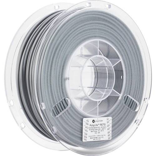 Polymaker 2.85mm PolyLite PETG Filament(1kg, Gray)
