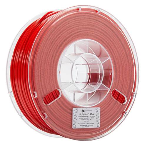 Polymaker 2.85mm PolyLite ASA Filament (1kg, Red)