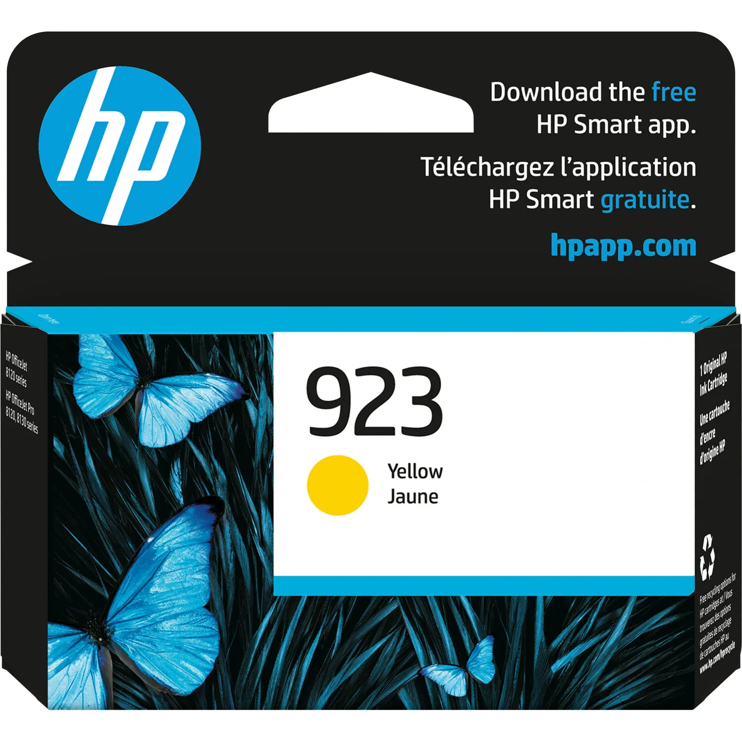 HP 923 Yellow Original Ink Cartridge