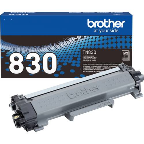 Brother TN830 Standard-Yield Black Toner Cartridge