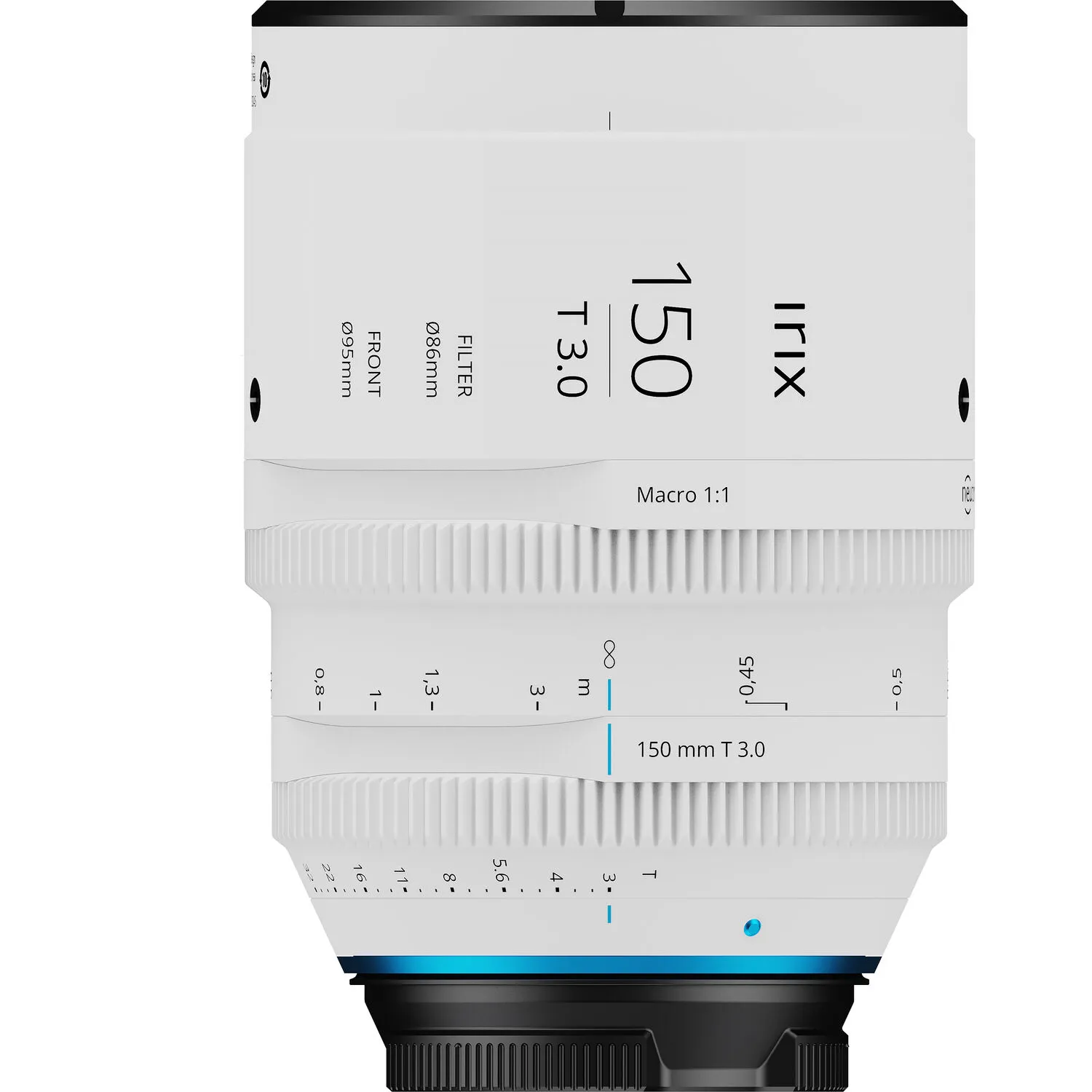 IRIX 150mm T3.0 Telephoto Cine Lens (Sony E, Feet, White)