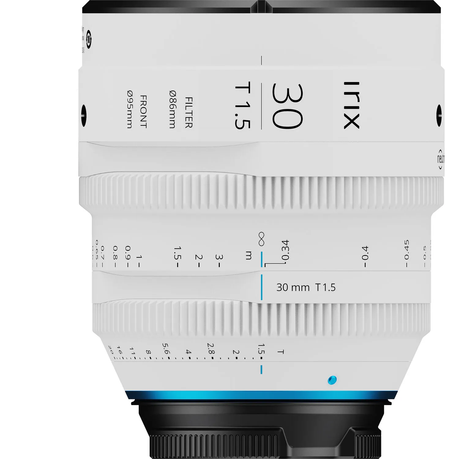 IRIX 30mm T1.5 Cine Lens (Micro Four Thirds, White)