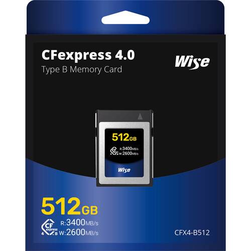 Wise Advanced 512GB CFexpress 4.0 Type B Memory Card
