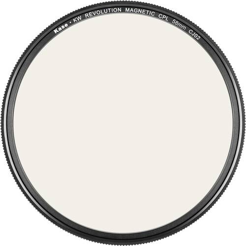 Kase KW Revolution Magnetic CPL Filter (Silver Ring, 58mm)