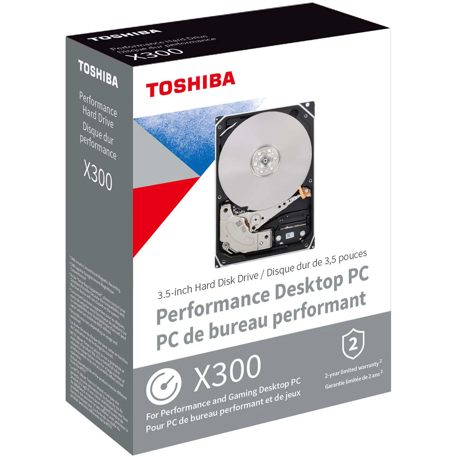 Toshiba 6TB X300 Performance 3.5" CMR Internal Hard Drive