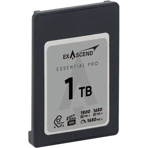 Exascend 1TB Essential Pro CFexpress 4.0 Type A Memory Card