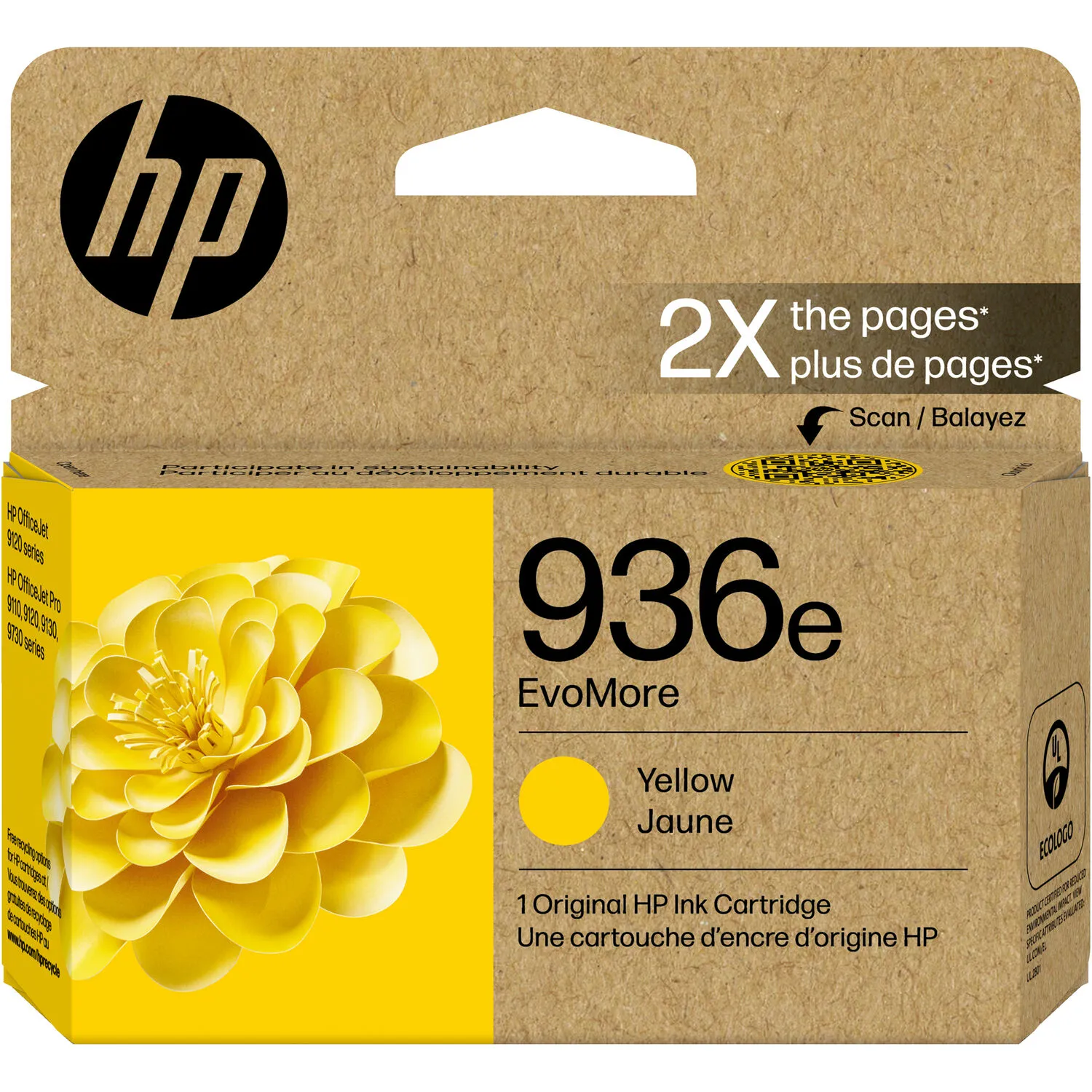 HP 936e EvoMore Yellow Original Ink Cartridge