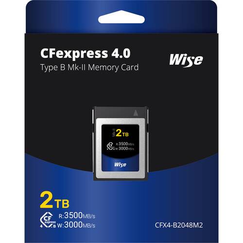 Wise Advanced 2TB CFexpress 4.0 Type B Mark II Memory Card
