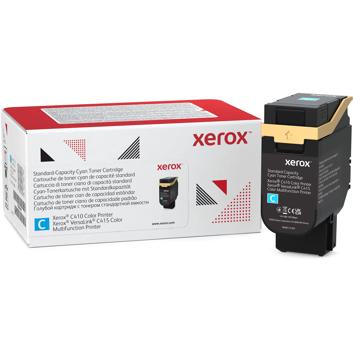 Xerox Standard Capacity Cyan Toner Cartridge for C410/C415 Printer