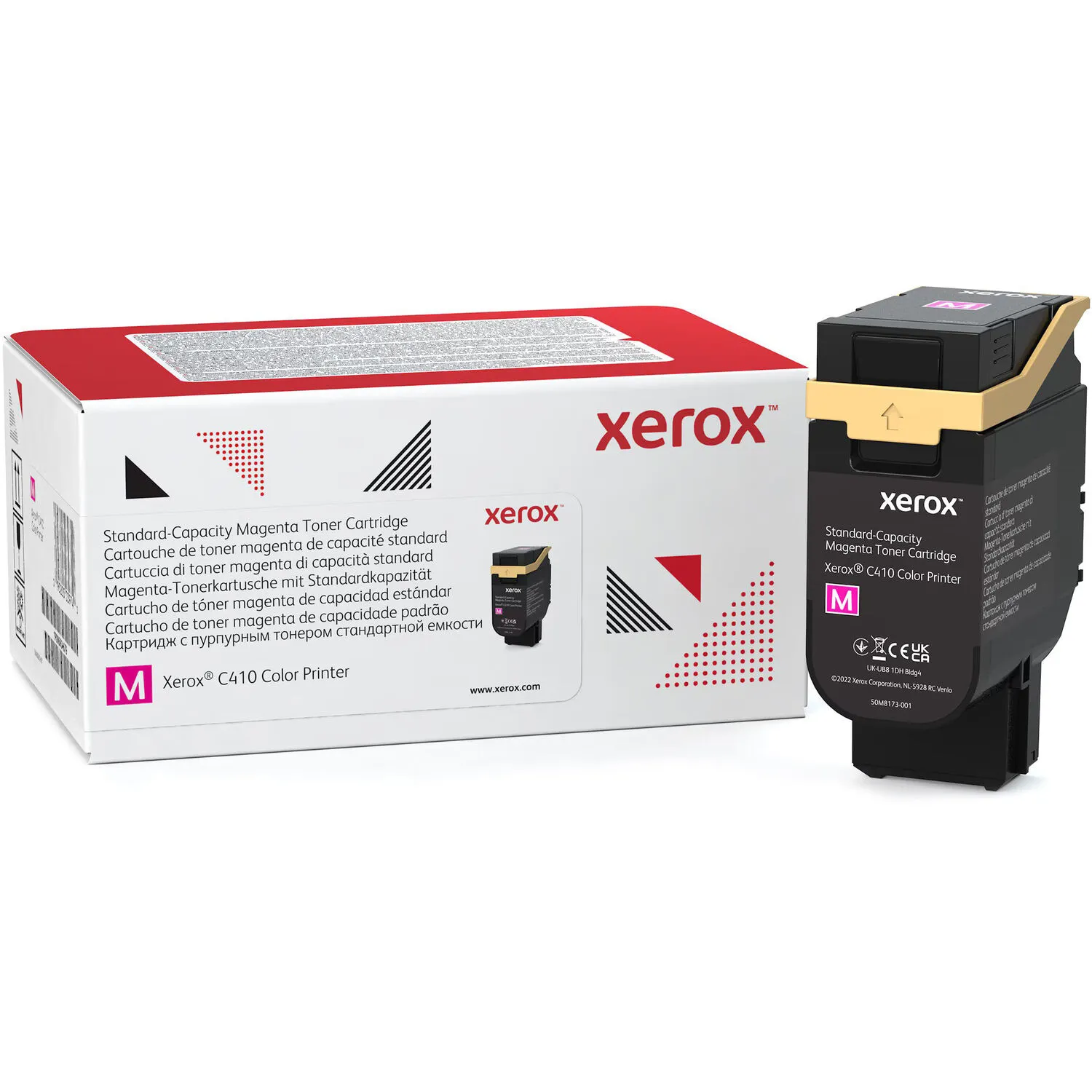 Xerox Standard Capacity Magenta Toner Cartridge for C410/C415 Printer