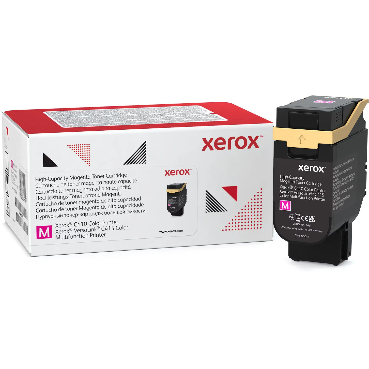 Xerox High Capacity Magenta Toner Cartridge for C410/C415 Printer