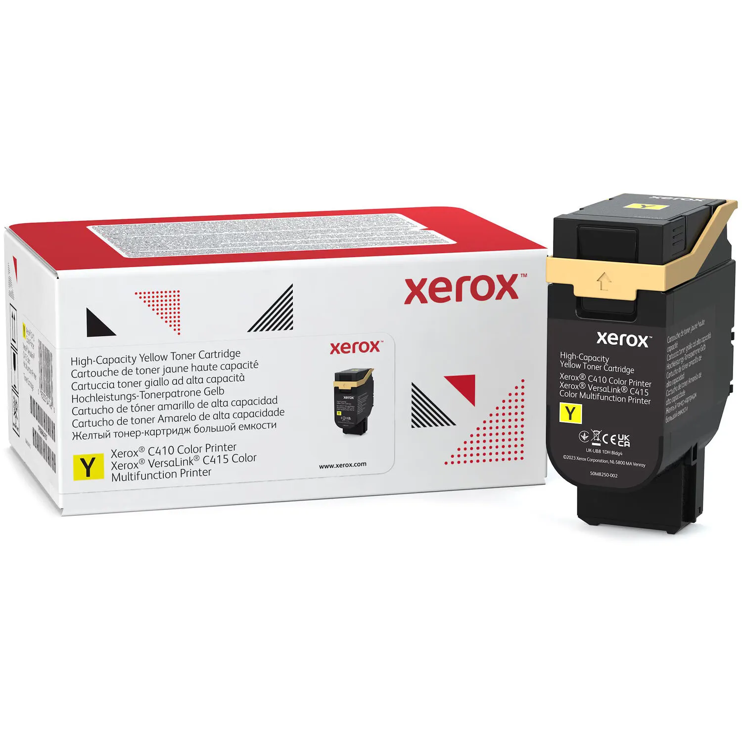 Xerox High Capacity Yellow Toner Cartridge for C410/C415 Printer