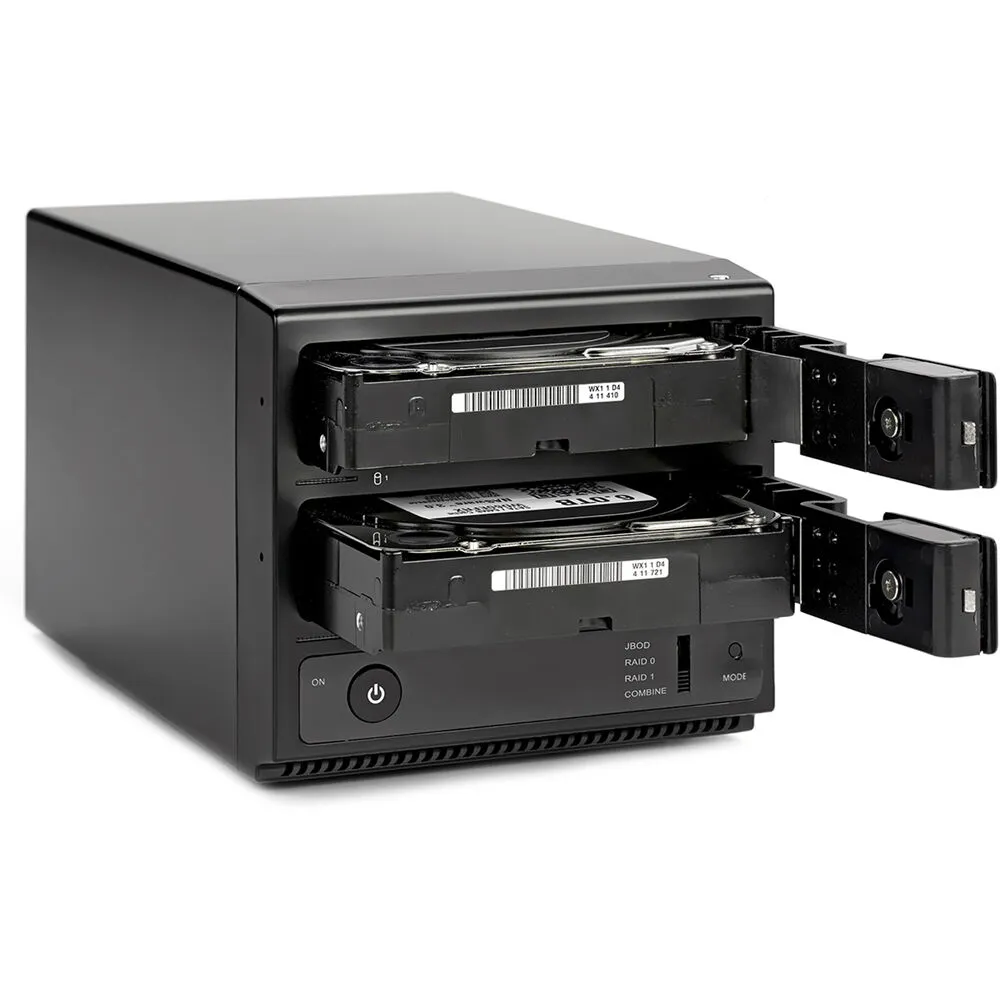 Oyen Digital Mobius 2C 48TB 2-Bay USB 3.2 Gen 2 RAID Array (2 x 24TB HDDs)