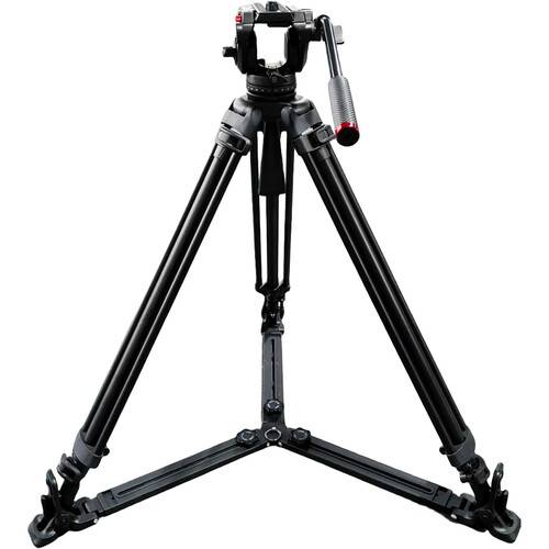 miliboo MTT606A Video Tripod with MYT802 II Fluid Head & Ground Spreader (Aluminum)