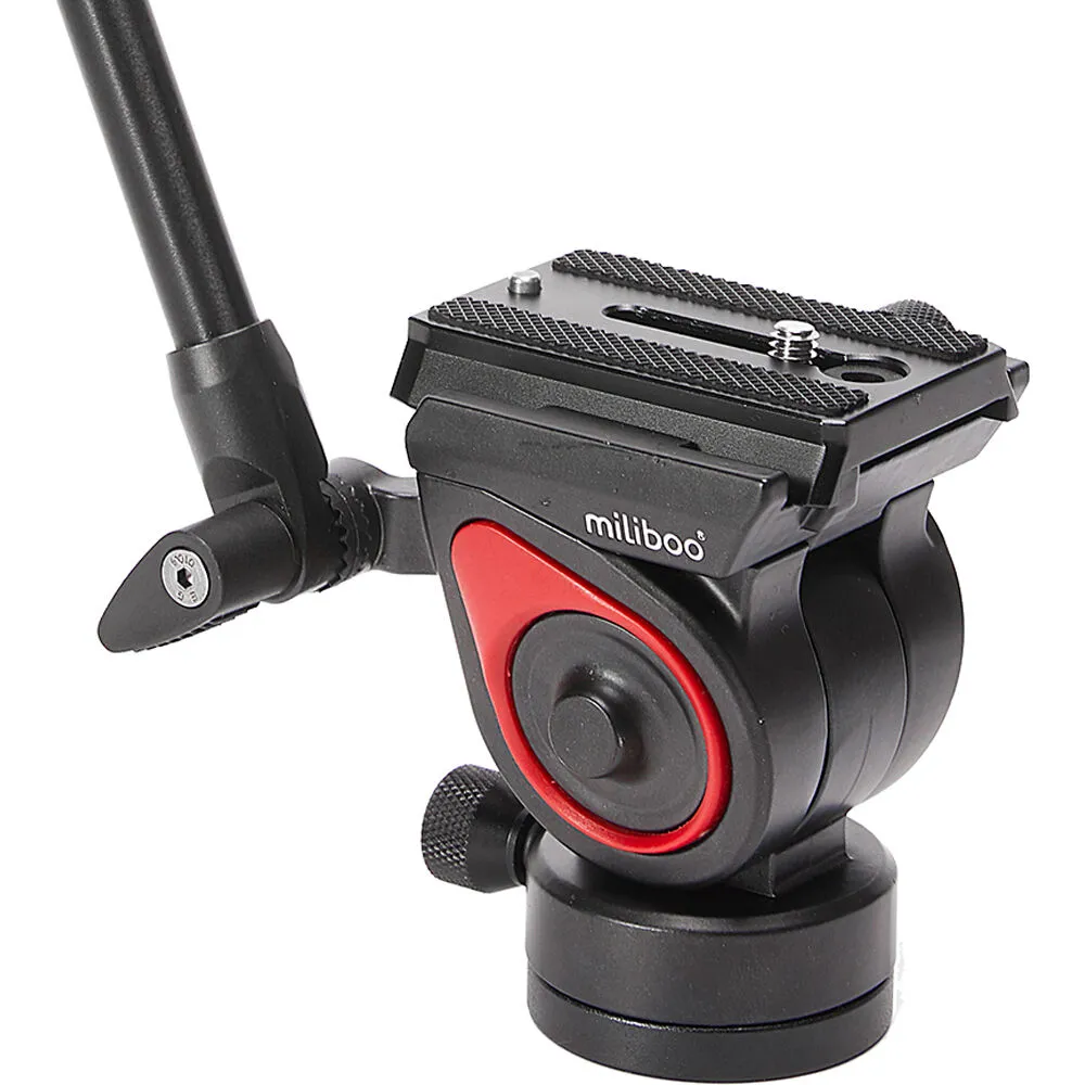 miliboo MUFA-BK Aluminum Tripod and Fluid Head Kit
