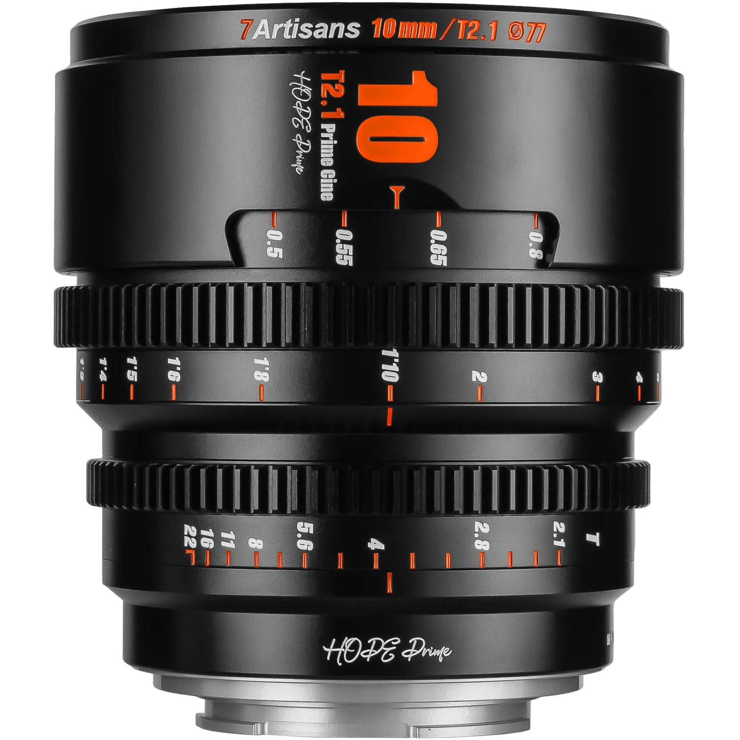 7Artisans 10mm T2.1 Hope S35 Cine Lens (Sony E, Black)