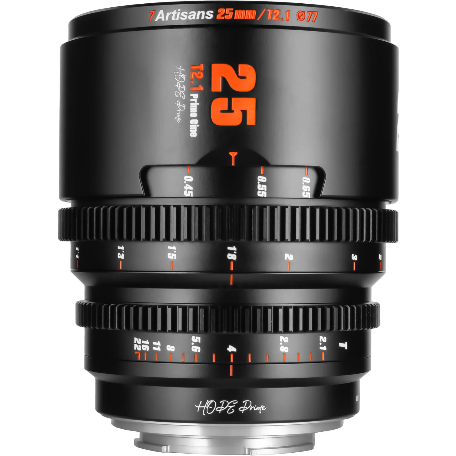7Artisans Hope 25mm T2.1 S35 Cine Lens (Micro Four Thirds, Black)