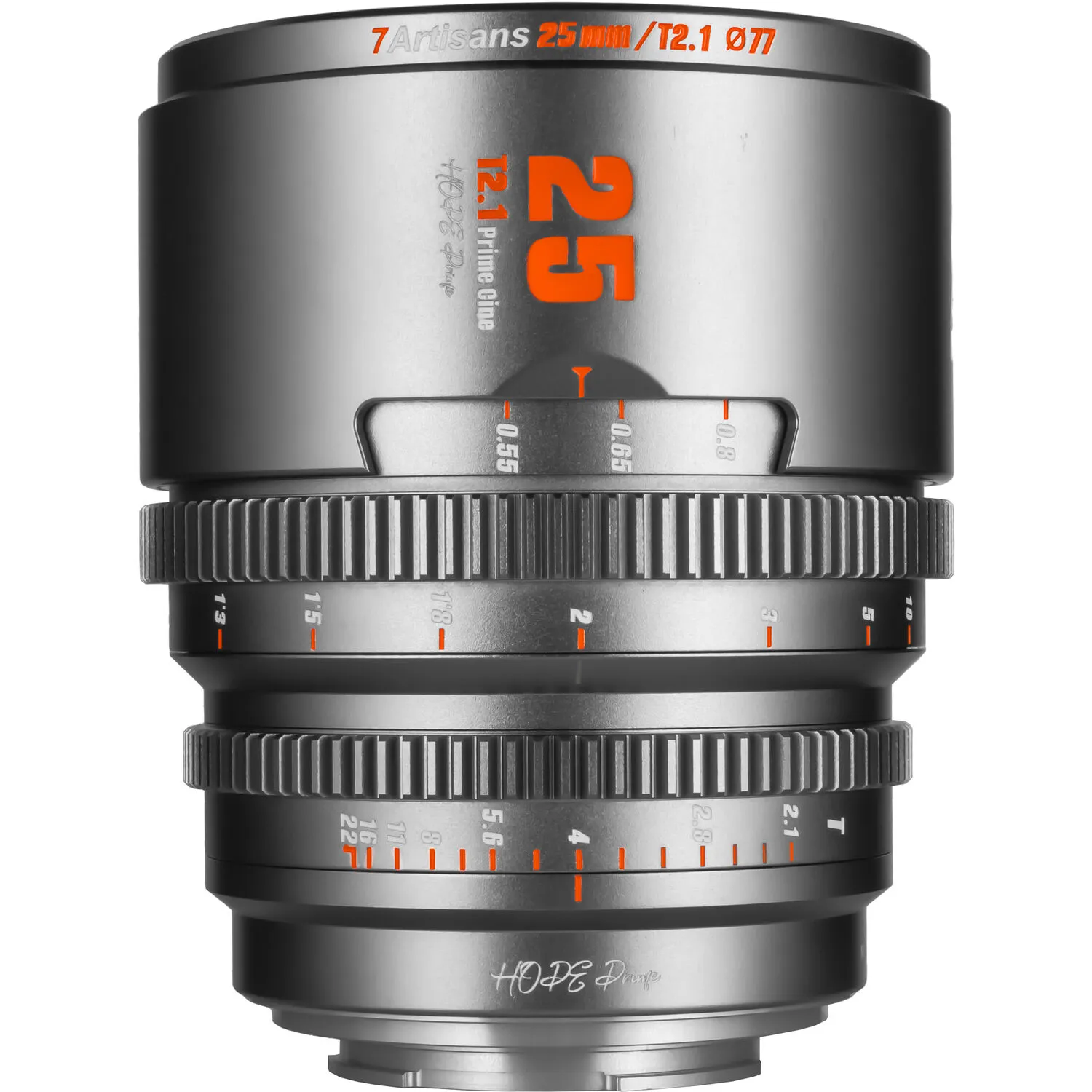 7Artisans 25mm T2.1 Hope S35 Cine Lens (Sony E, Titanium Gray)