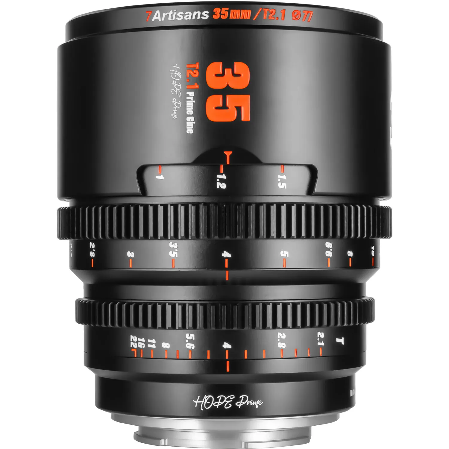 7Artisans Hope 35mm T2.1 S35 Cine Lens (FUJIFILM X, Black)