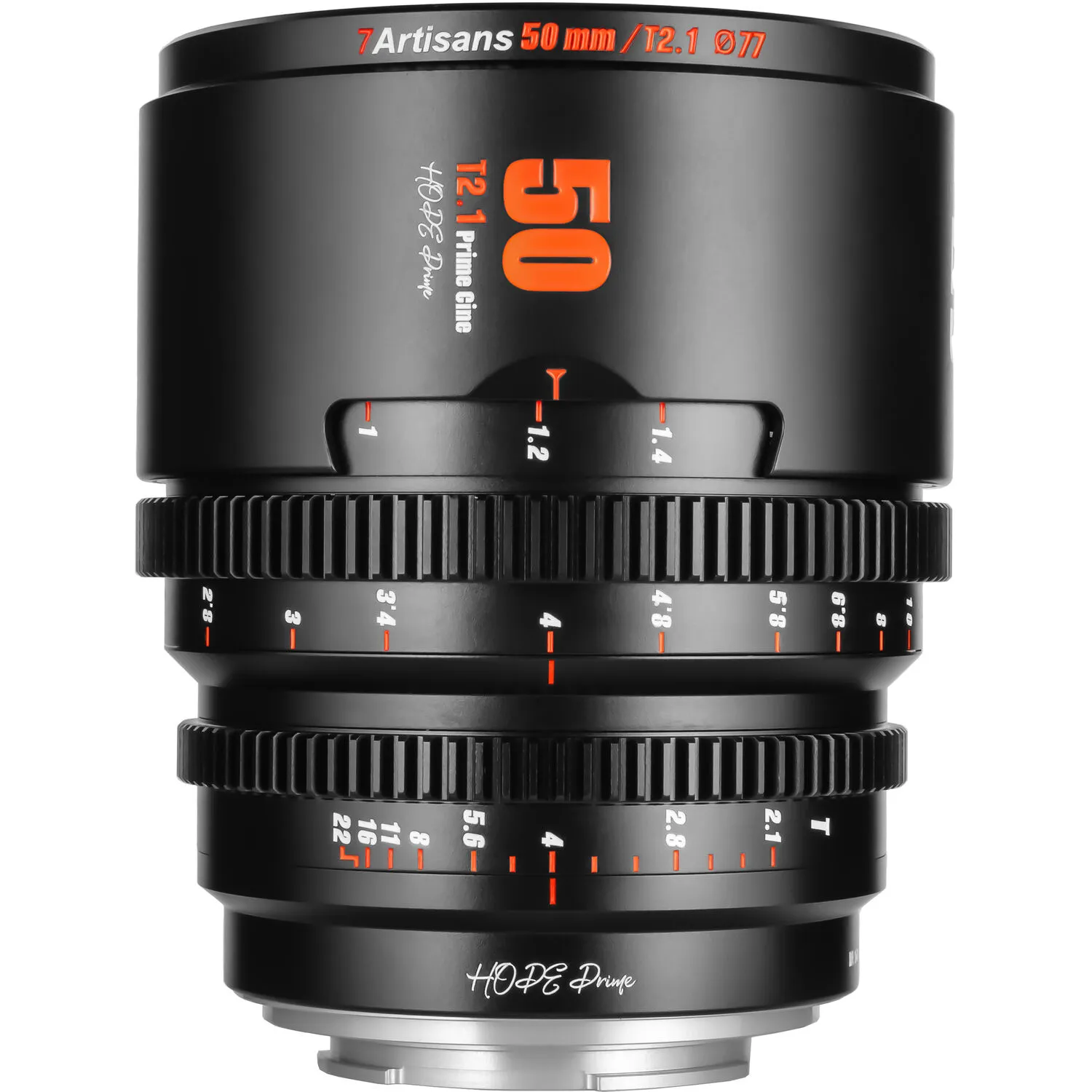 7Artisans 50mm T2.1 Hope S35 Cine Lens (Canon RF, Black)