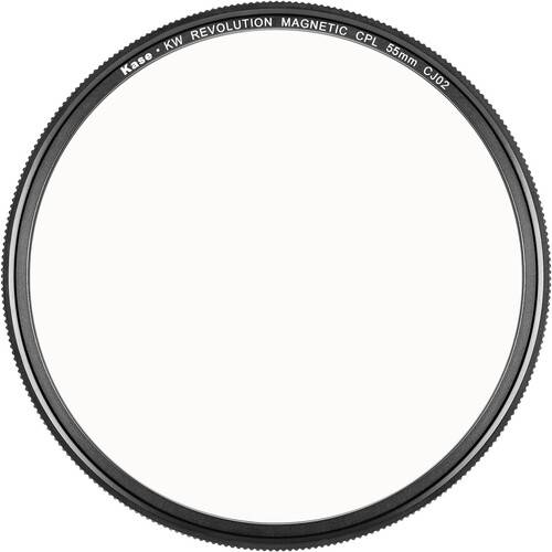 Kase KW Revolution Magnetic CPL Filter (Silver Ring, 55mm)