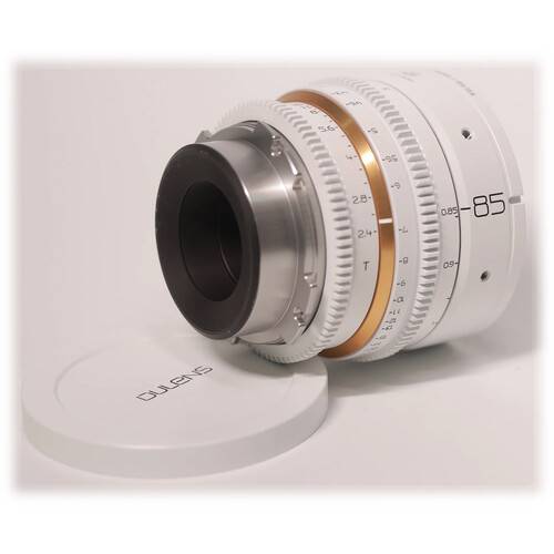 Dulens APO Mini Prime 85mm T2.4 Lens (Canon EF, White)