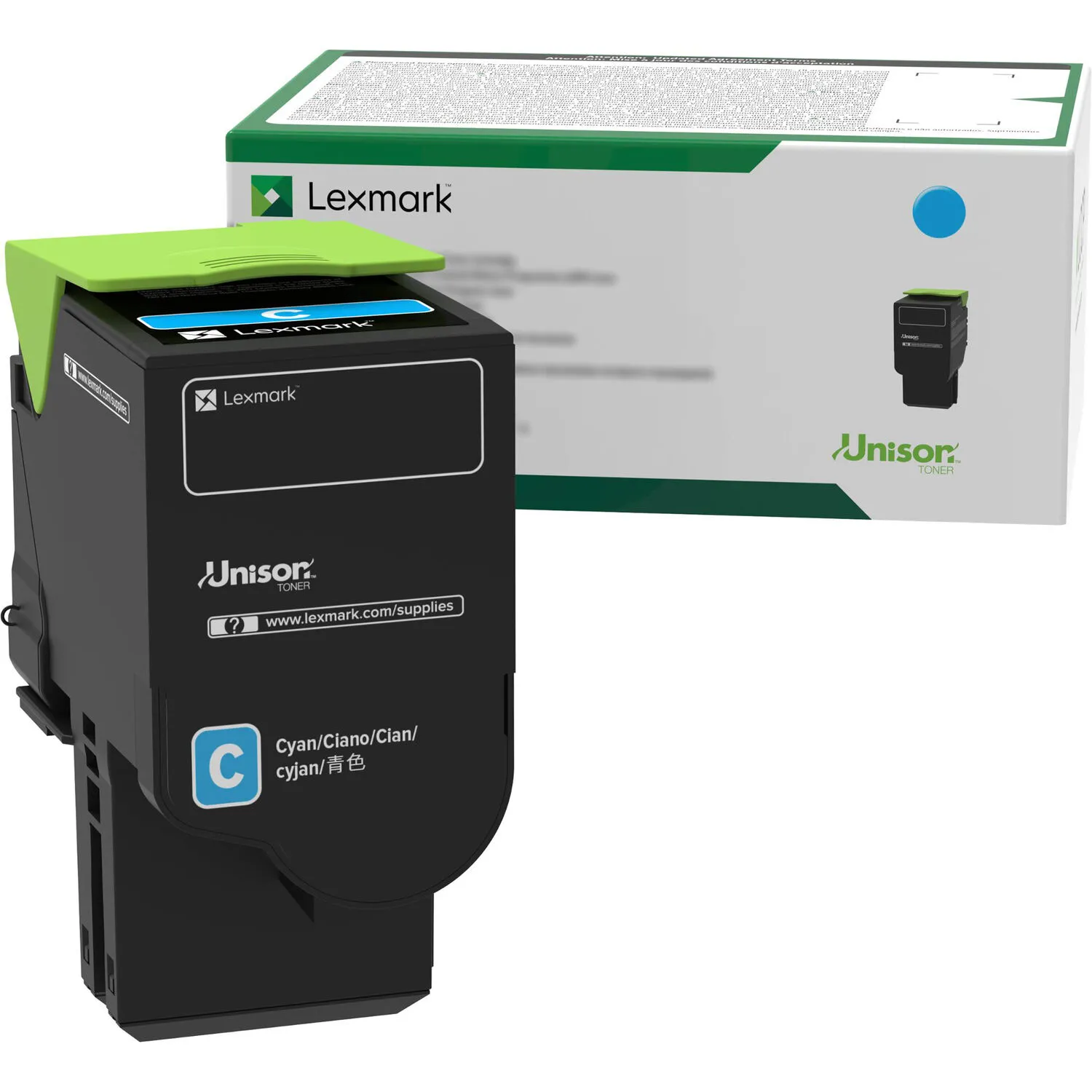 Lexmark CS632 &amp; CX635 Return Program Cartridge (Cyan, 11,700 Page Yield)