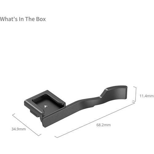 SmallRig Thumb Grip for Sony a7C II, a7CR &amp; a7C (Black)