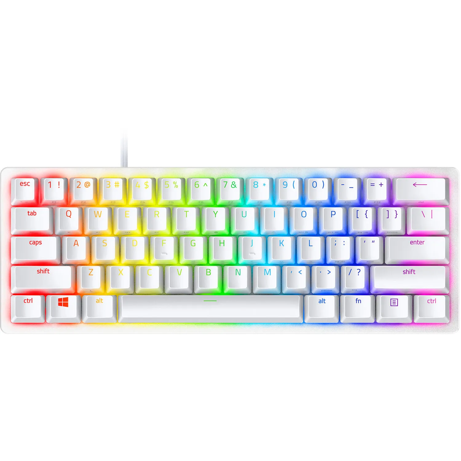 Razer Huntsman Mini RGB Gaming Keyboard (Mercury, Linear Switch)