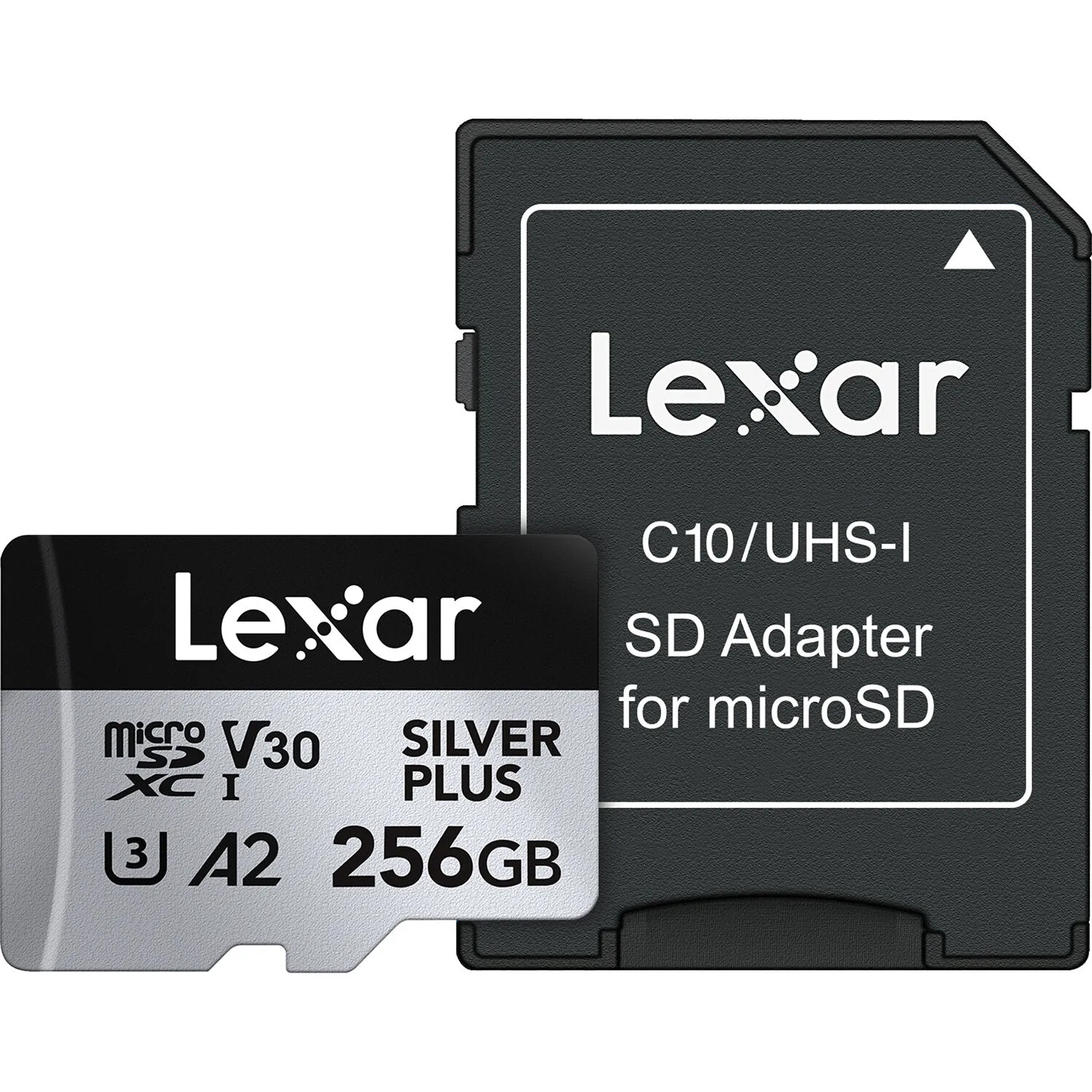 Lexar 256GB Professional SILVER PLUS UHS-I microSDXC Memory Card with SD Adapter (5-Pack)