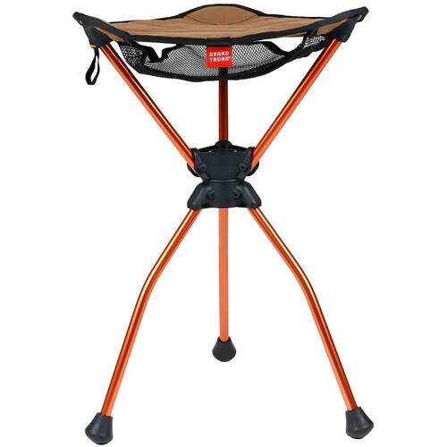 Grand Trunk Compass 360° Extra-Tall Swivel Stool (20", Brown)