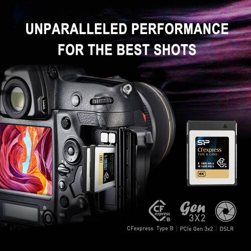 Silicon Power 512GB StudioPro CFexpress 4.0 Type B Memory Card