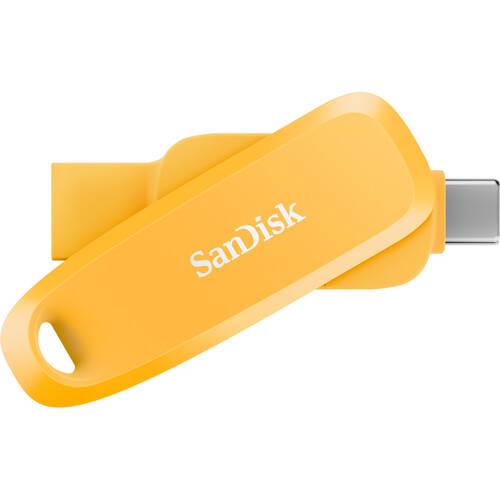 SANDISK 128GB Phone Drive USB 3.2 Gen 1 Flash Drive (Yellow Daffodil)