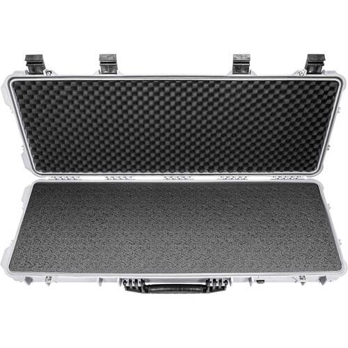 RAGAR Hard Rifle Case with RAGAR Reconfigurable &amp; Reusable XP Crosslinked Foam (44", White)